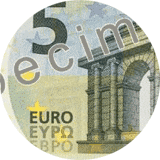 Nouveau billet 5 euros filigrane