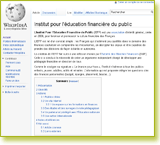Institut pour l'éducation financière du public - Wikipédia