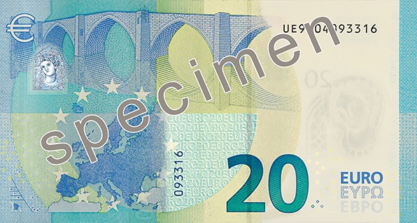 20 euros verso