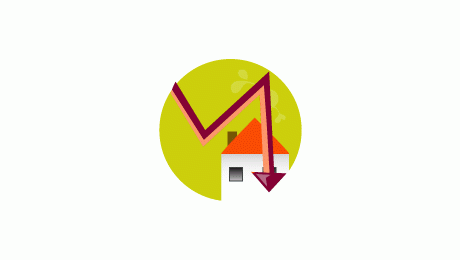 Crédits immobiliers : forte baisse depuis début 2012