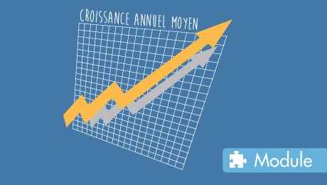 Taux de croissance annuel moyen