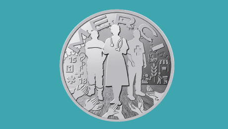 Coronavirus La Monnaie De Paris Emet Une Piece Merci Aux Soignants D Une Valeur De 8 La Finance Pour Tous