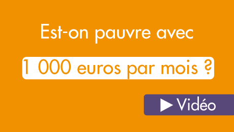 Est-on pauvre avec 1 000 euros par mois ?
