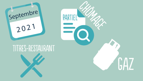 Gaz, chômage partiel, titres-restaurant… Ce qui change au 1er septembre 2021