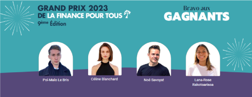 report d'échéance de pret œuvres lauréates du 9e Grand Prix de La finance pour tous