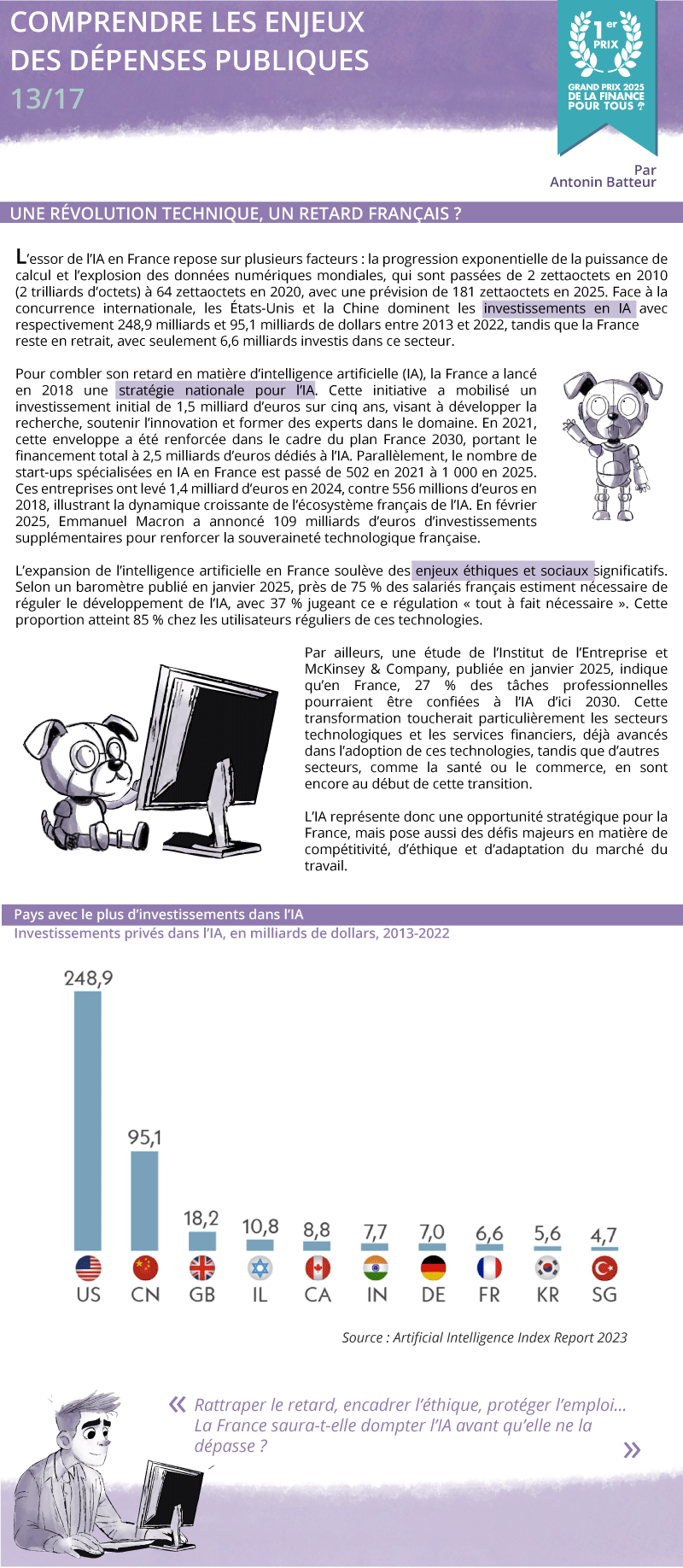 Enjeux des dépenses publiques : une révolution technique, un retard français ?