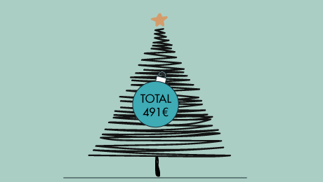 Dépenses de Noël : un budget 2025 en baisse