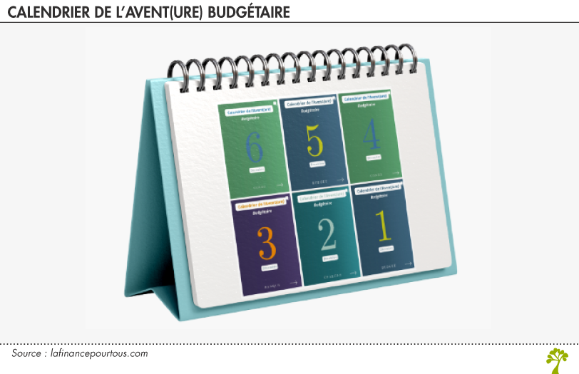 Calendrier de l’avent(ure) budgétaire