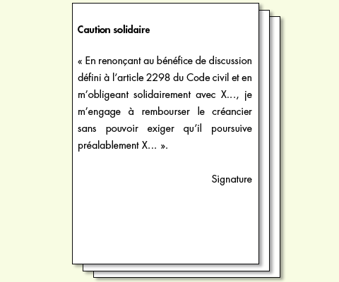 modele de lettre pour ne plus etre garant