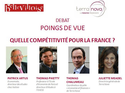 Quelle competitivite pour la France Debat entre Patrick Artus et Thomas Piketty