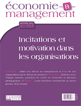 Economie et Management N 157 