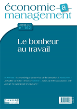 Economie et Management n 162 janvier 2017 